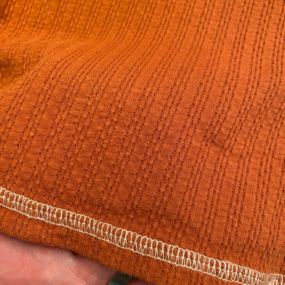 Textured Rust Pajama Set - Picture 7 of 15